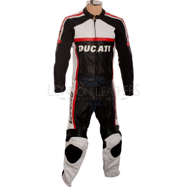 Ducati Classic Black Leather Motorcycle Suit Ducati Classic Black Leather Motorcycle Suit